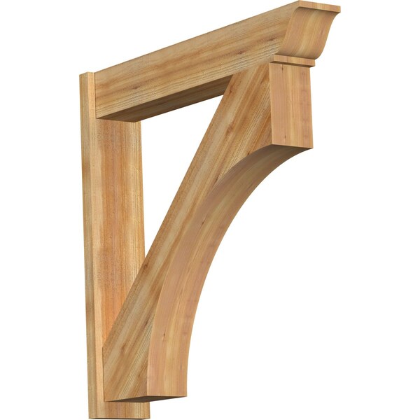 Ekena Millwork Westlake Rough Sawn Traditional Outlooker, Western Red Cedar, 8"W x 44"D x 44"H OUT08X44X44WTL01RWR - main
